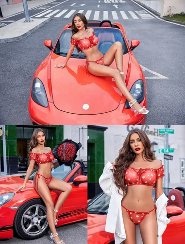 Vista 116 de Avidlove - Conjunto de brasier y braga con volantes, conjunto de lencería tipo babydoll de malla