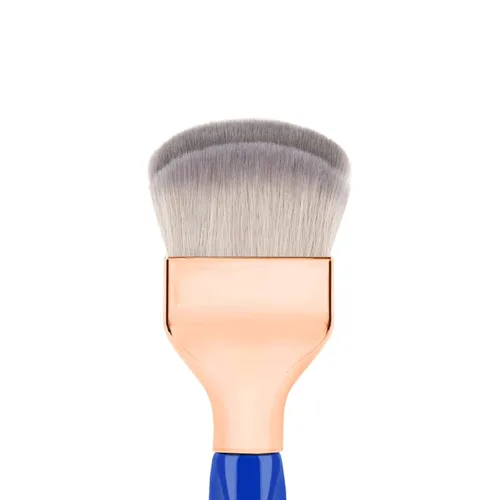 Vista 2 de Bdellium Tools Brocha de maquillaje profesional – Golden Triangle 972 Batidora de doble cúpula redonda – con todas las fibras sintéticas veganas
