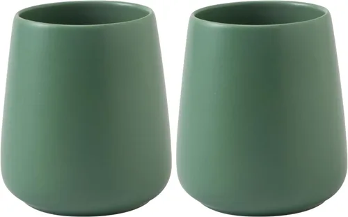 Vista 12 de Soporte Negro para Cepillos de Dientes para Baño - Soportes de Cerámica para Cepillos de Dientes, Soporte para Pasta de Dientes, Vaso Reutilizable