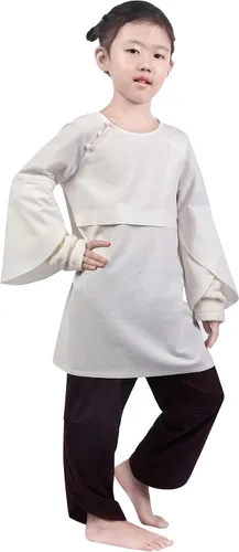 Vista 4 de Disfraz de Leia para niñas, disfraz de princesa, joven, Leia, conjunto completo
