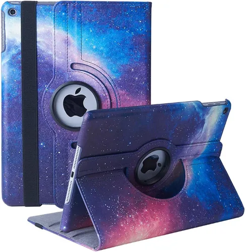 Vista 7 de Funda para iPad de 9ª generación 2021 de 10.2 pulgadas/8ª generación 2020 / 7ª generación 2019, rotación de 360 grados con soporte de visión Flores