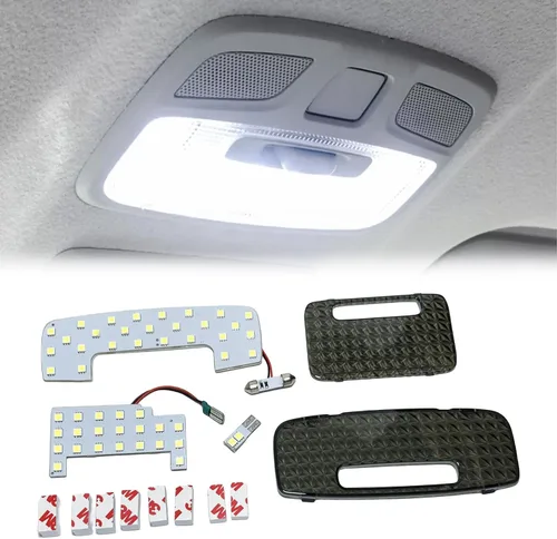 Vista 6 de Lámpara LED para maletero de lectura interior, bombilla de cúpula para mapa, compatible con Suzuki Jimny JB64 JB74W 2019-2022 (lente transparente)