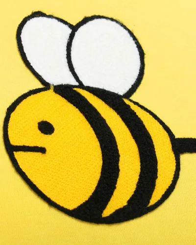 Vista 6 de miccostumes Camisa amarilla abeja para mujer, falda rosa, disfraz de cosplay