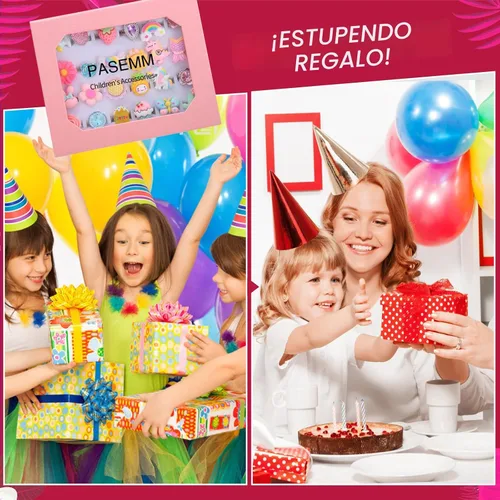 Vista 5 de PASEMM 24 anillos de joyería para niña, ajustables, sin duplicación, anillos de juego para niños en caja, anillos de juego de simulación y disfraces