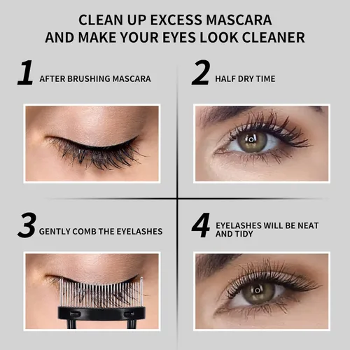 Vista 8 de DUcare Brochas de maquillaje, 14 piezas con 3 esponjas de maquillaje, bolsa de cosméticos y peine de pestañas