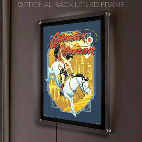 Vista 5 de MIGHTYPRINT DC Comics - Wonder Woman - Lasso of Victory - 17" x 24" Wall Art - Officially Licensed Collectible - Ideal for Gifting and Collecting