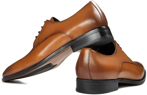 Vista 5 de GIFENNSE Zapatos Oxford para hombre Zapatos de vestir de cuero para hombres