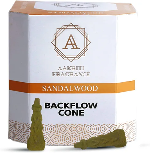 Vista 19 de Conos de cascada de incienso natural de flujo de retorno, forma única para incienso de reflujo, para oración, meditación, relajación (25 piezas)