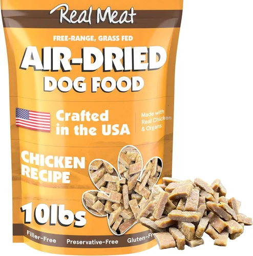 Vista 23 de TRMC Real Meat - Comida para perros secada al aire con cordero real - Cuatro bolsas de 5 libras de comida para perros de carne real sin granos