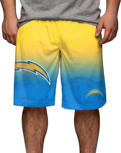 Vista 2 de FOCO Mens NFL Football Team Logo Gradient Big Logo Training Shorts