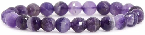 Vista 15 de Justinstones Gem - Pulsera elástica de cuentas redondas de 8 mm de gemas semipreciosas, unisex, de 7 pulgadas AA Thulite
