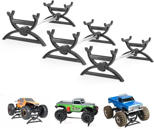 Vista 7 de Soporte de coche a control remoto para AX24, SCX24 Crawler, 1/24 RC soporte de exhibición de coche para FCX24, FCX24M, CR18P, Axial SCX24 C10