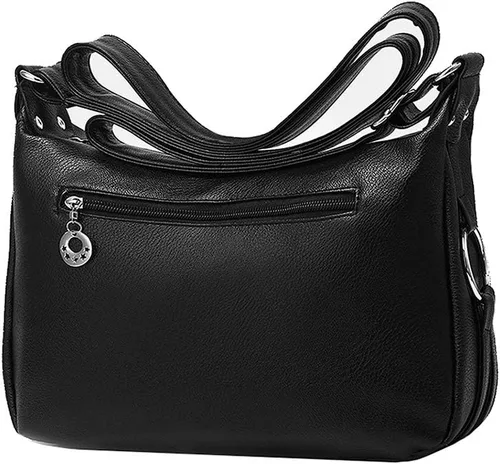 Vista 3 de MINTEGRA Bolso cruzado de cuero para mujer, bolso de bolsillo ligero para hombro
