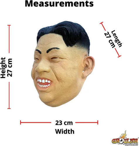 Vista 4 de Mascarilla Ghoulish Masks Kim Jong-Un Adulto