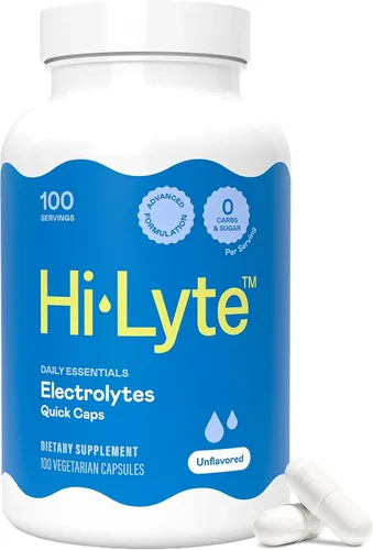 Vista 7 de Hi-Lyte K700 - Tapas rápidas para electrolitos, sin sabor, 40 unidades 700mg Potassium, Zero Sugar, No Stevia, Non-GMO, Vegan, Gluten-Free, No