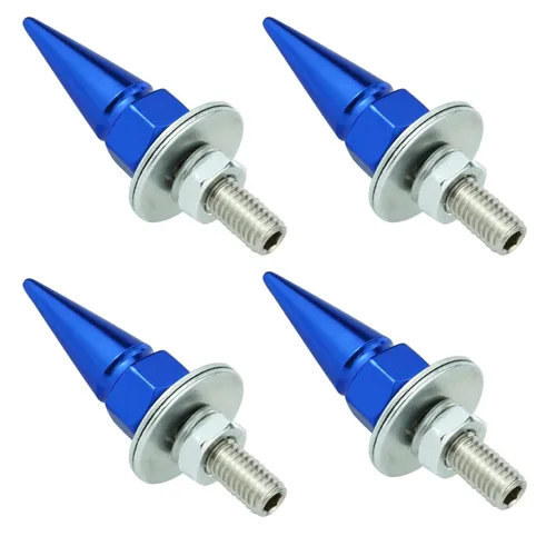 Vista 11 de Spike - Kit de tornillos para marco de matrícula, tornillos y tuercas Hot Rod JDM Style License Plate Screws Bolts, Decorative Vehicle Fasteners