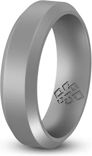 Vista 18 de Knot Theory - Anillo de boda de silicón para hombres y mujeres Anillos de goma finos de calidad superior con gran estilo, comodidad; son ideales