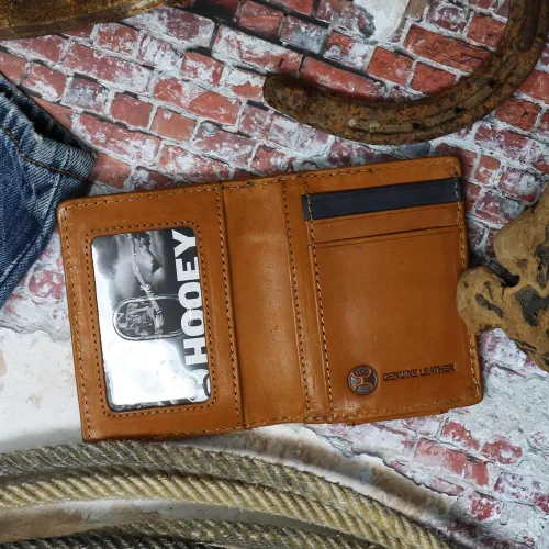 Vista 15 de HOOEY Cuero Bi-Fold Hombre, Hands-Up- Estampado Nómada, Talla única, 2812937
