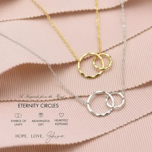 Vista 3 de HOPE LOVE SHINE Baby Loss Memorial Silver Necklace for Women - Miscarriage Gifts For Mom - Infant Stillborn Baby Bereavement Remembrance Pregnancy