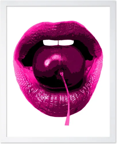 Vista 39 de Poster Master Impresión de labios dorados, póster de mordida de labio, arte moderno y minimalista, regalo bohemio para hombres y mujeres, diseño