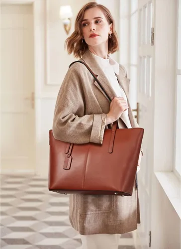 Vista 2 de BOSTANTEN Bolso de mano de cuero genuino para el día de San Valentín para mujer