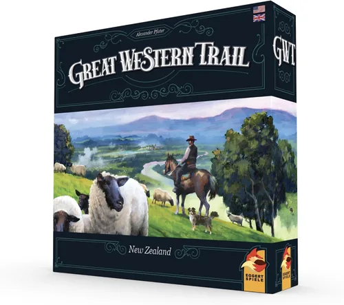 Vista 3 de Great Western Trail - Juego de mesa de Nueva Zelanda - Embárcate en una aventura única de ganado en ganadería! Juego de estrategia para niños