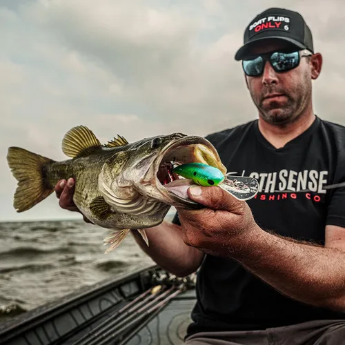 Vista 7 de 6th Sense Crush Deep Diving Crankbait - Señuelo de pesca de alta calidad en aguas profundas con detalles 3D, ganchos de níquel negro afilados