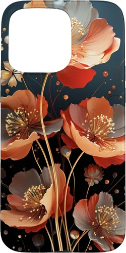Vista 28 de Red Poppies Flowers In A Field Case for iPhone 16