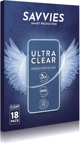 Vista 3 de Savvies Protector de pantalla compatible con Honor X7 Protector de pantalla transparente, paquete de 18