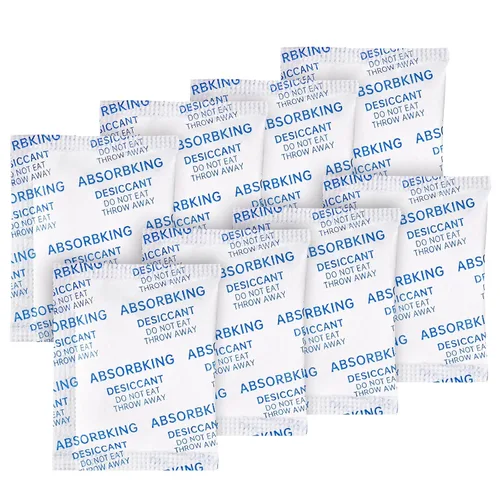 Vista 10 de Paquetes de sílice: paquetes de gel de sílice de 0.018 oz, 600 paquetes de gel de sílice, paquetes desecantes de grado alimenticio con indicador