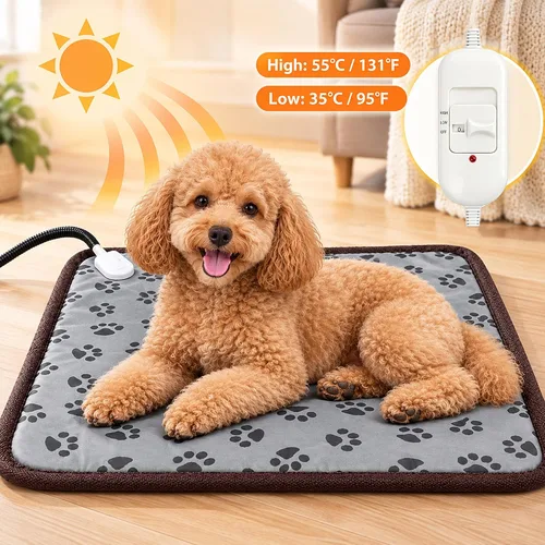 Vista 6 de Heating Pad for Chicken Coop, Electric Heated Mat with Anti-bite Cord
