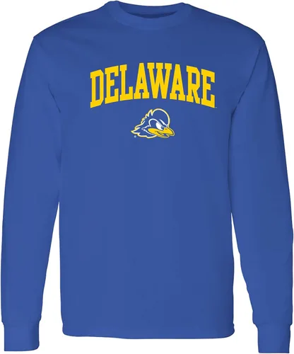 Vista 80 de NCAA oficial de College – University Team Color Arco Logo Manga Larga