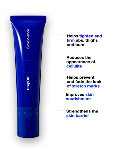 Vista 2 de DropOff Crema para la celulitis, crema escultora reafirmante corporal, 3.4 fl oz Skin firming and tightening lotion, targets cellulite, stretch
