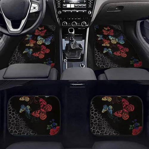 Vista 17 de Tapetes personalizados para piso de automóvil, alfombras personalizadas para piso de automóvil con tu nombre de imagen personalizado, texto, juego