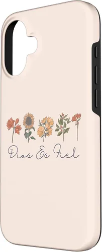 Vista 2 de iPhone 16 Versículo de la Biblia cristiana en español Dios Es Fiel Cristianos