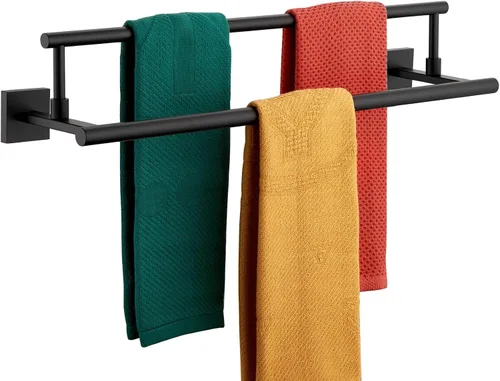 Vista 27 de Toallero de mano KOKOSIRI de 16 pulgadas, toallero de baño para estante de gabinete de baño, barras de toallas, acero inoxidable cepillado dorado