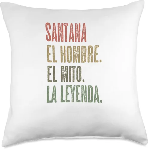 Vista 4 de SANTANA - El Hombre El Mito La Leyenda Nombre Camisa - Throw Pillow