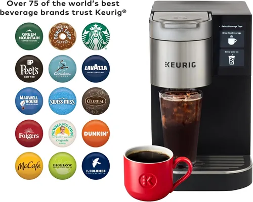 Vista 9 de Keurig K-2550 - Cafetera de una sola porción para empresas medianas, plomada, plata/negro