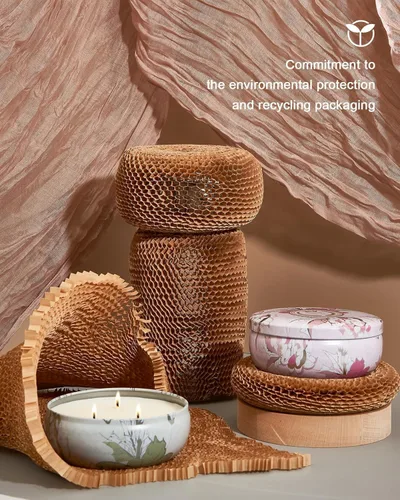 Vista 116 de M&SENSE Velas aromáticas de bayas cítricas, vela grande de lata de soja de 3 mechas, más de 40 horas de tiempo de combustión, cera vegana 100%