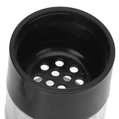 Vista 7 de Caja de polvo vacía, 0.35 oz/0.34 onzas, color negro, mini caja de polvo suelta recargable con soplo de polvo y tamizador, cajas de polvo cosmético