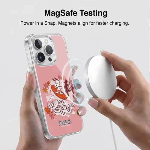 Vista 116 de Carcasa de gel para iPhone 7 Plus/iPhone 8 Plus, diseño de Snoopy Oriental de Peanuts, Badges