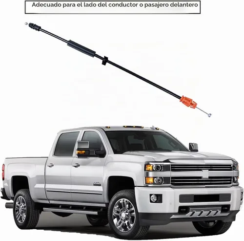 Vista 5 de Cable de pestillo de puerta de 16.5 pulgadas, cable de liberación de pestillo de manija de puerta interior compatible con Chevy Tahoe Sierra Yukon