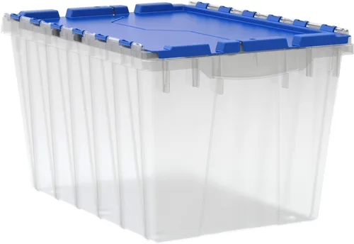 Vista 16 de Akro-Mils KeepBox Contenedor de almacenamiento de 12 galones, caja de almacenamiento de plástico apilable y anidable con tapa adjunta, bolsa