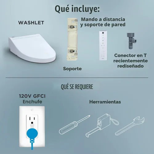 Vista 2 de TOTO WASHLET C5 - Asiento de inodoro electrónico con bidé PREMIST y EWATER+ para limpieza de varita, redondo, algodón blanco - SW3083#01