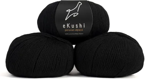 Vista 26 de 100% Hilo de Alpaca Baby para Tejer y Ganchillo - 1 Cono de Hilo Premium DK - Ligero, Hipoalergénico y Térmico Hecho en Perú - Ideal para Proyectos