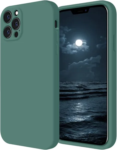 Vista 13 de FireNova Funda diseñada para iPhone 12 Pro, funda de silicona [protección de cámara] con forro de microfibra suave antiarañazos, 6.1 pulgadas