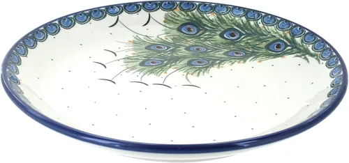 Vista 31 de Cerámica pulida de rosa azul – Plato de cena Athena marrón – 10.5 pulgadas de diámetro – Ideal para comidas diarias, comidas informales o como