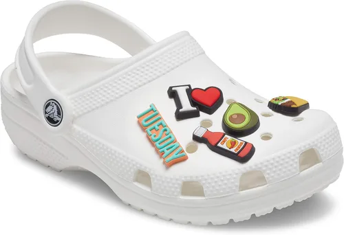 Vista 3 de Adornos para crocs de la marca Jibbitz 5 por paquete temática de comida