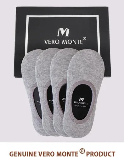 Vista 6 de VERO MONTE, 4 pares de calcetines invisibles deportivos para mujer