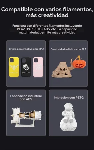 Vista 5 de Creality Ender-3 V3 KE Kit de extrusora de accionamiento directo, diseño de alimentación de doble engranaje para Ender-3 V3 SE/Ender-3 V3 KE/Ender-3